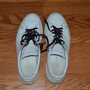 white low top common project sneaker authentic